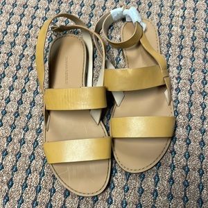Tan strappy sandal